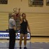 Jarom Christensen, senior, is congratulated after winning a match, at a home meet. Due to the date, this photo from last years wrestling season.