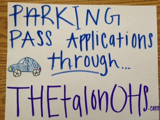 Parking Pass Applications are now available