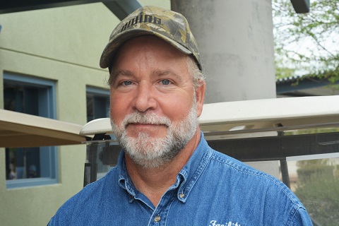 Tim Vaughn, the OHS Plant Foreman in his natural habitat.