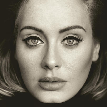 The cover of the highly anticipated album 25 from Adele shows a somber headshot that fits with her simple but beloved persona. 