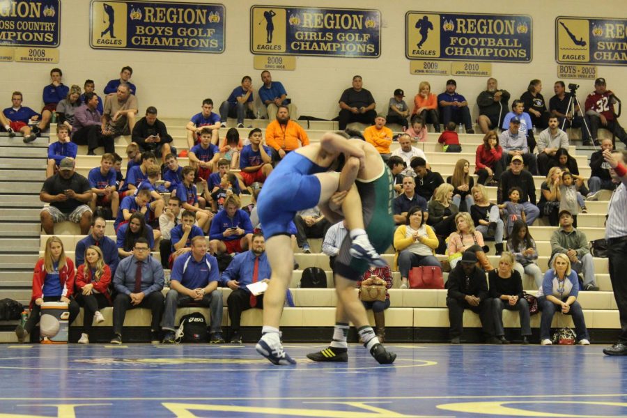 OC Eagles are outperforming the competition at a wrestling meet