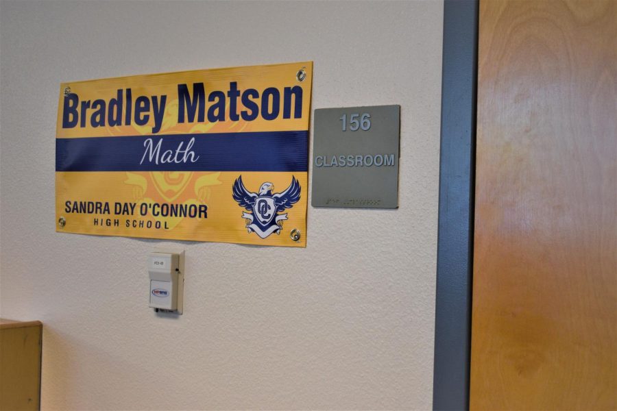 The entrance to Matsons room in the library.