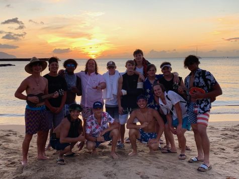 Photo Courtesy of Andrea McCall
OHS football players visit the beach during their trip to Hawaii.