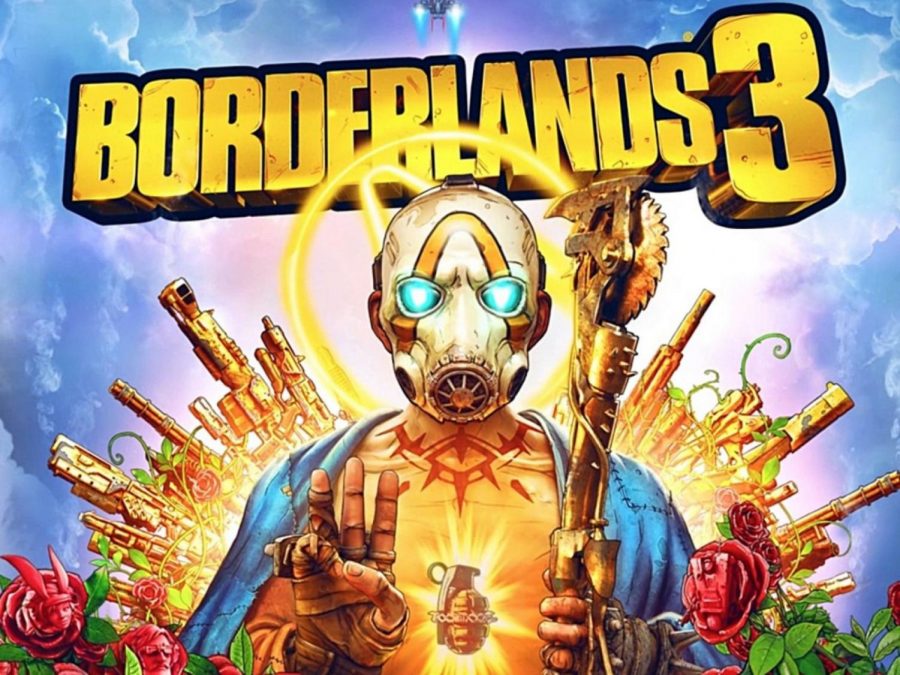 The image for the Borderlands 3 cover, a new game by Gearbox. 