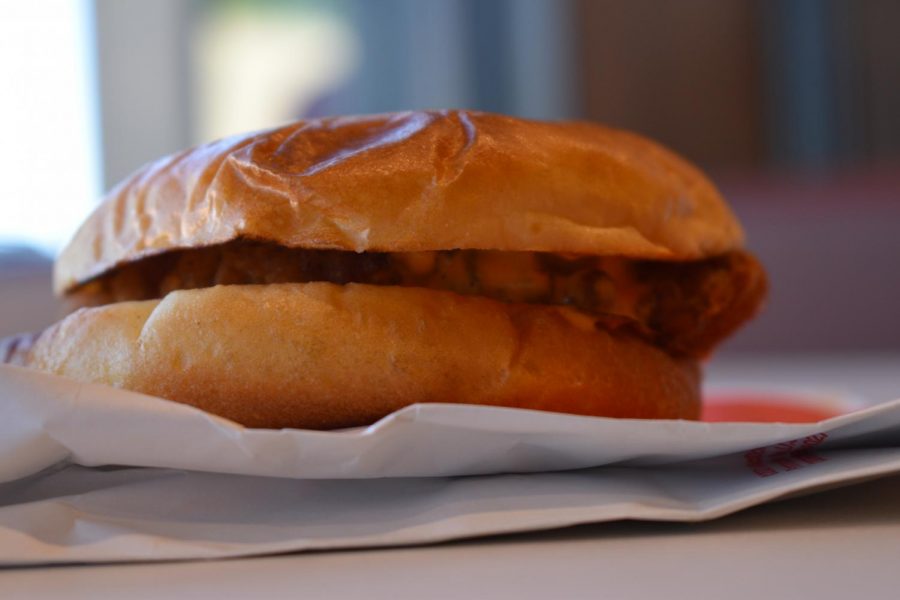 McDonalds spicy crispy chicken sandwich.