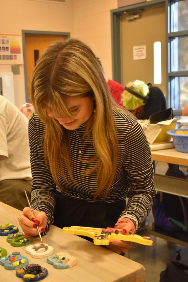 Julia Martin, senior. has noticed funding struggles while being involved in the ceramics program for the past two years.