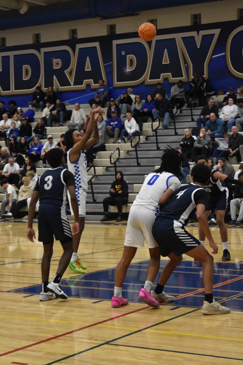 Rylan Parsley,  junior shoots a free throw in a game against Pinnacle. 