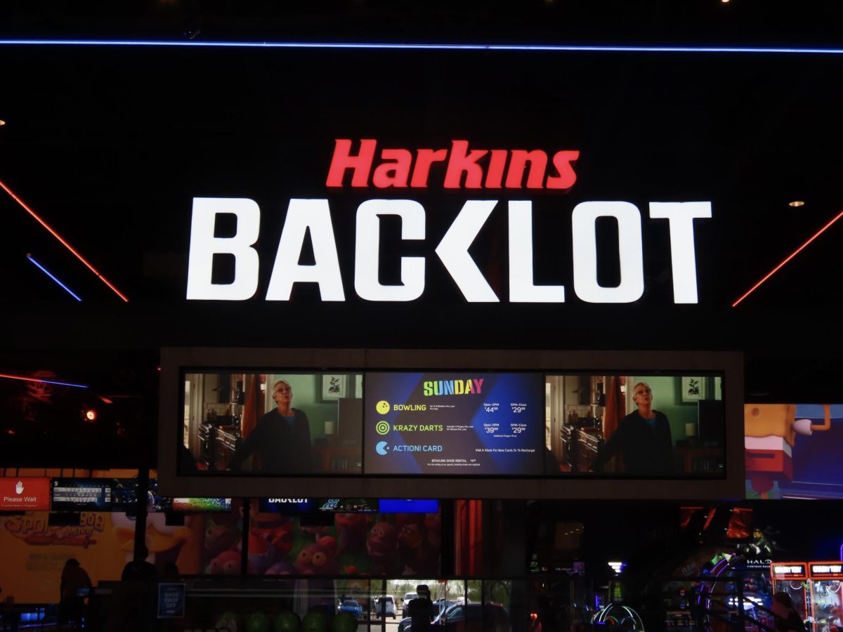 Trailers play at Harkins BackLot.